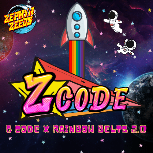 Z Code Strain by Raw Genetics (G Code x Rainbow Belts 2.0)